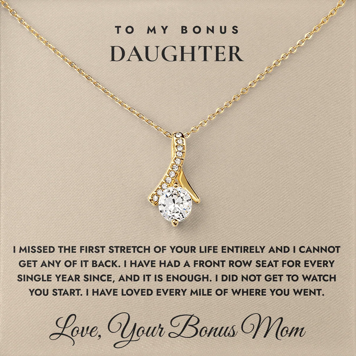 A Front Row Seat Ashby Bow Necklace for bonus daughter