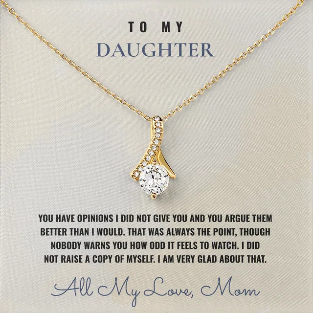 Not A Copy Of Myself Ashby Bow Necklace for daughter