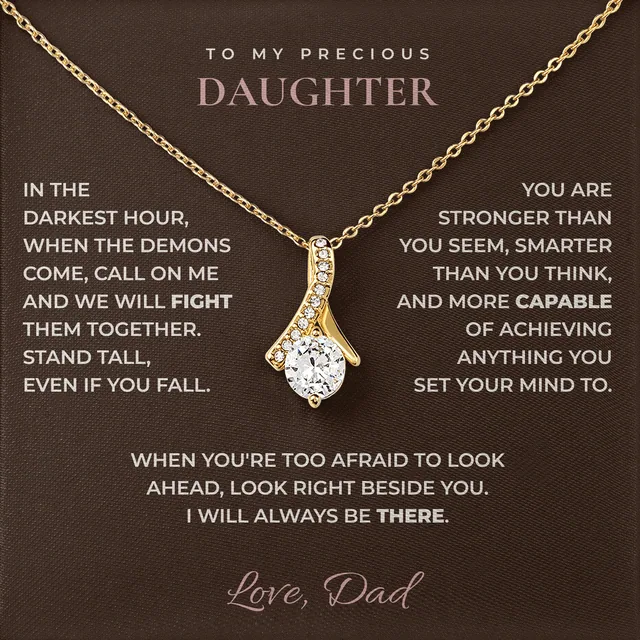 Look Right Beside You Ashby Bow Necklace for daughter