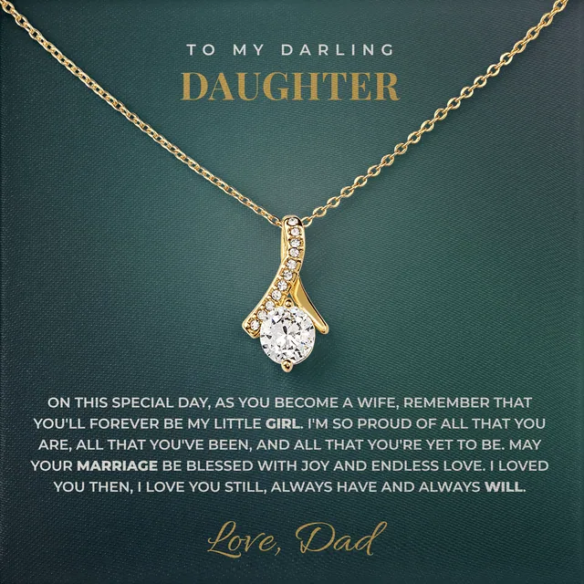 Always Have Always Will Ashby Bow Necklace for daughter