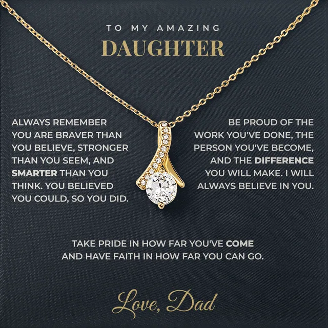 How Far You Can Go Ashby Bow Necklace for daughter