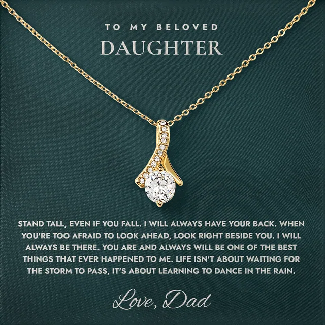 Dance In The Rain Ashby Bow Necklace for daughter