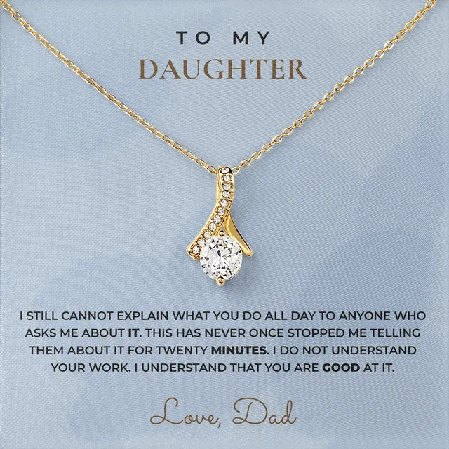 Twenty Minutes About It Ashby Bow Necklace for daughter