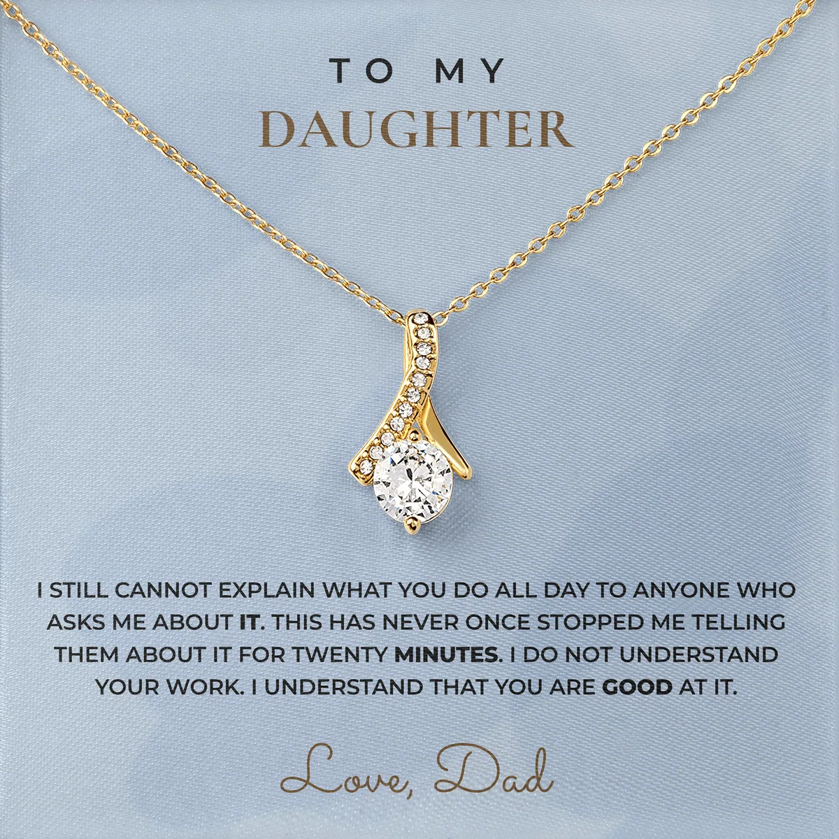 Twenty Minutes About It Ashby Bow Necklace for daughter