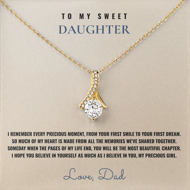 Every Precious Moment Ashby Bow Necklace for daughter