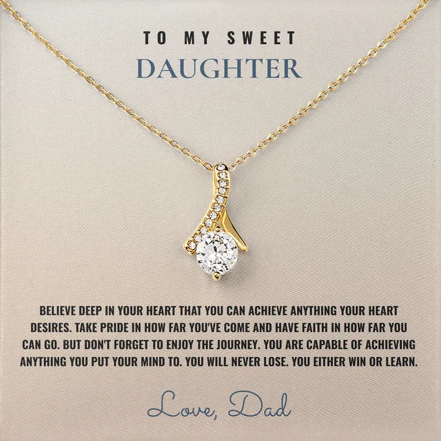 Win Or Learn Ashby Bow Necklace for daughter