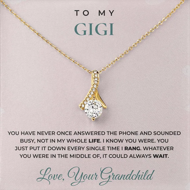 It Could Always Wait Ashby Bow Necklace for gigi