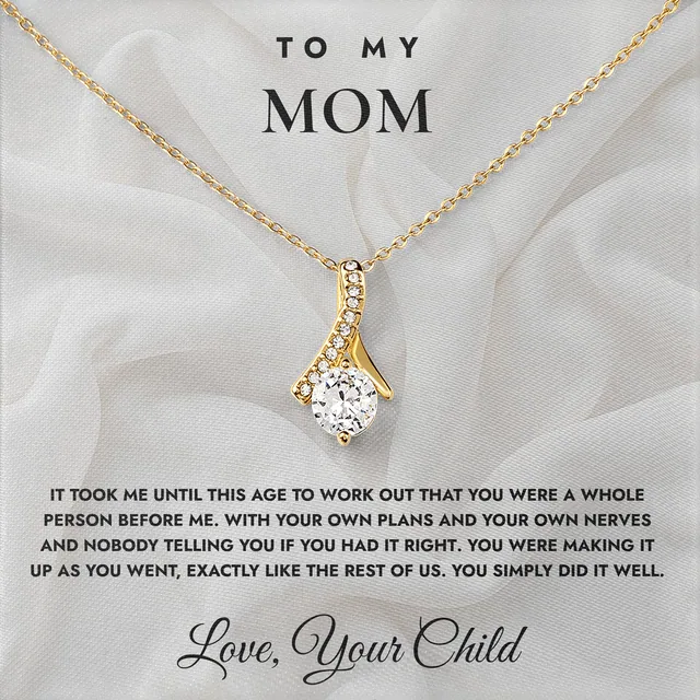 A Whole Person Before Me Ashby Bow Necklace for mom