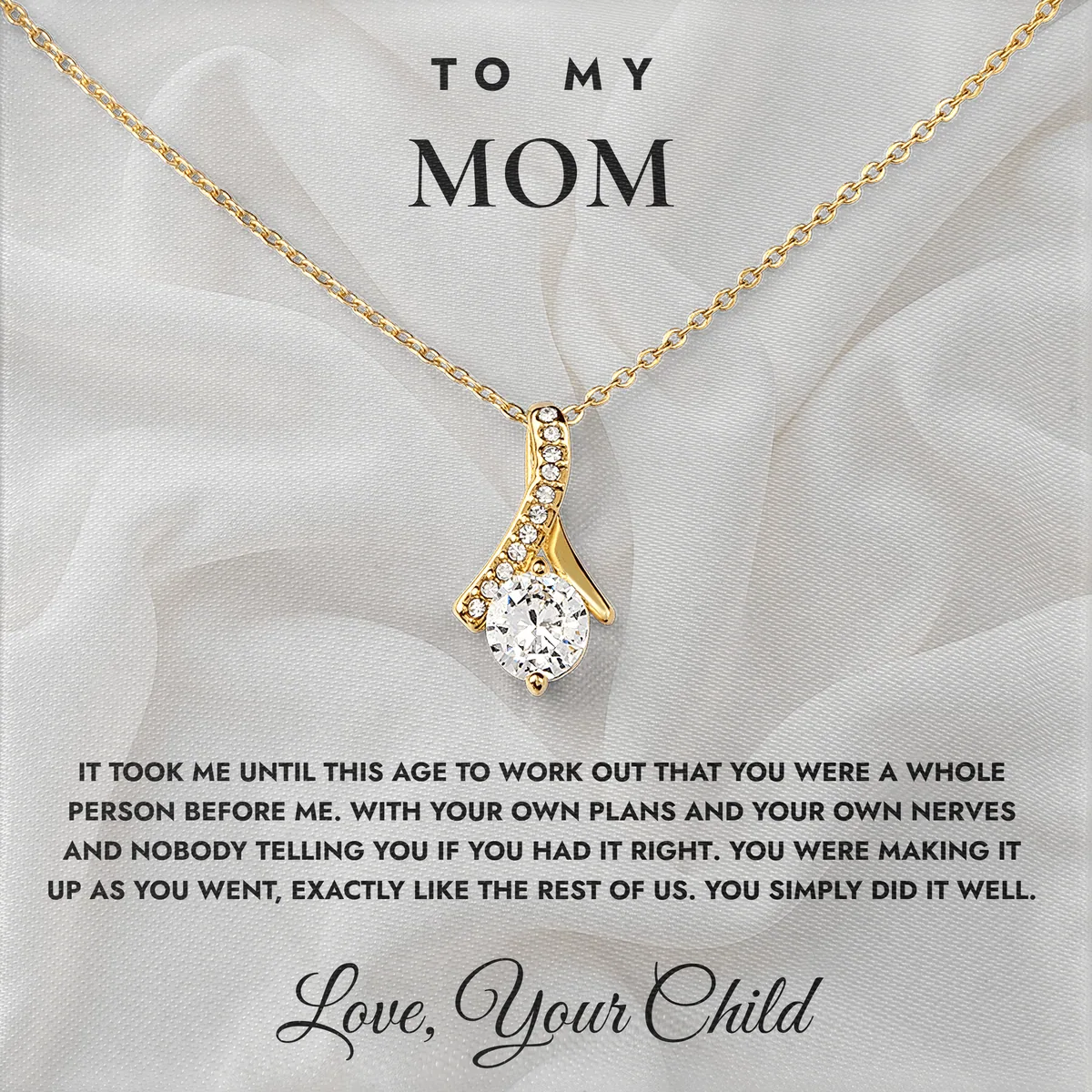 A Whole Person Before Me Ashby Bow Necklace for mom