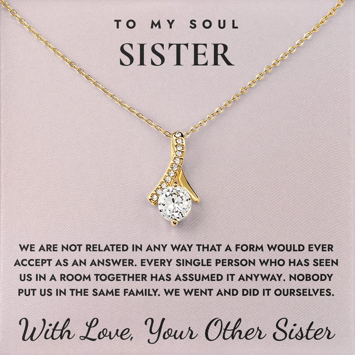 We Did It Ourselves Ashby Bow Necklace for soul sister