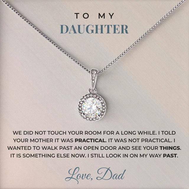I Still Look In Elm Halo Necklace for daughter
