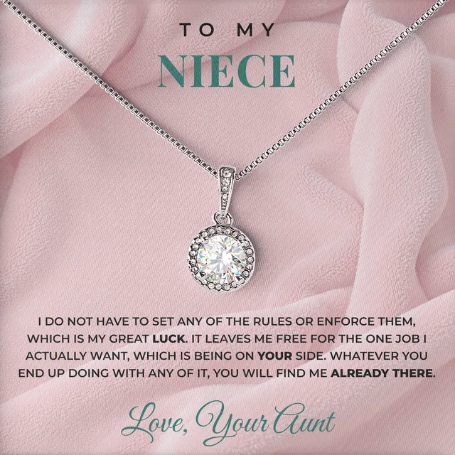 Already On Your Side Elm Halo Necklace for niece