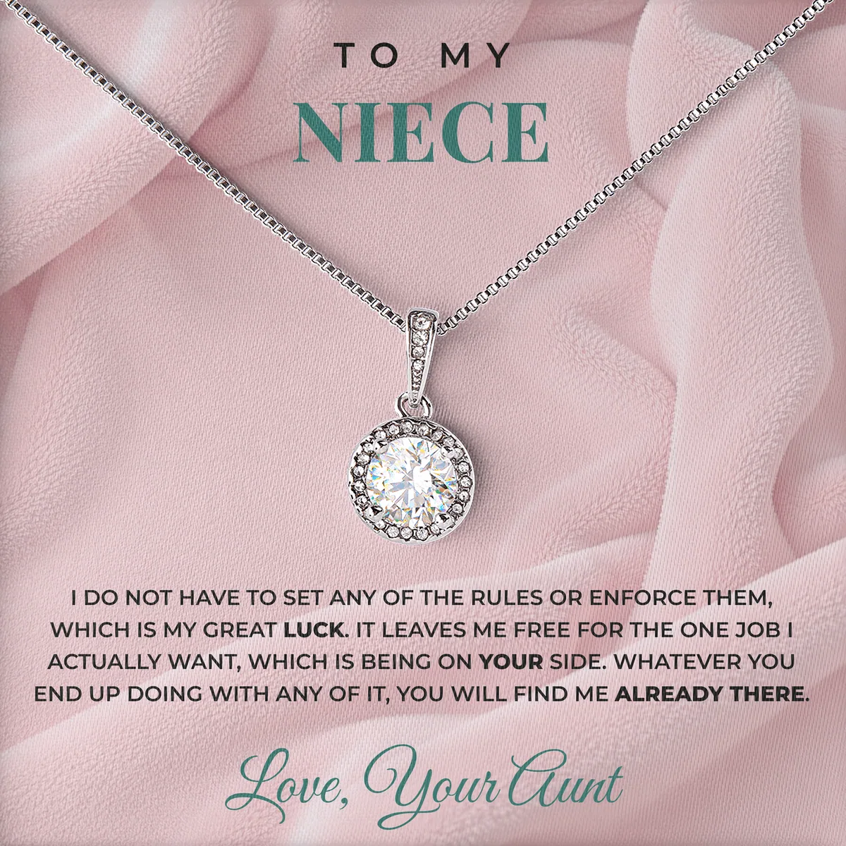 Already On Your Side Elm Halo Necklace for niece