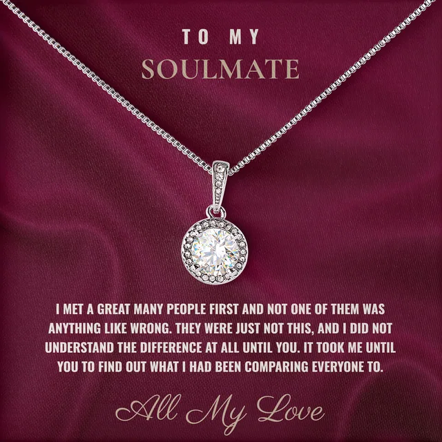 What I Was Comparing To Elm Halo Necklace for soulmate