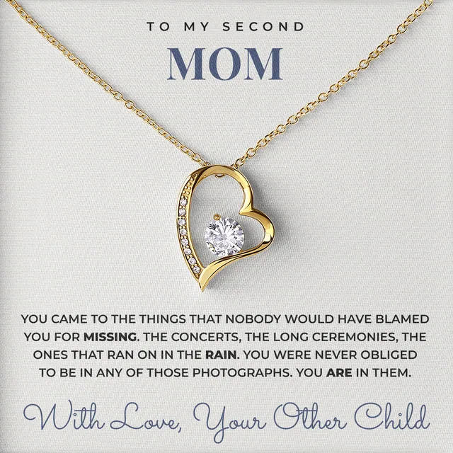 In All The Photographs Willow Heart Necklace for second mom