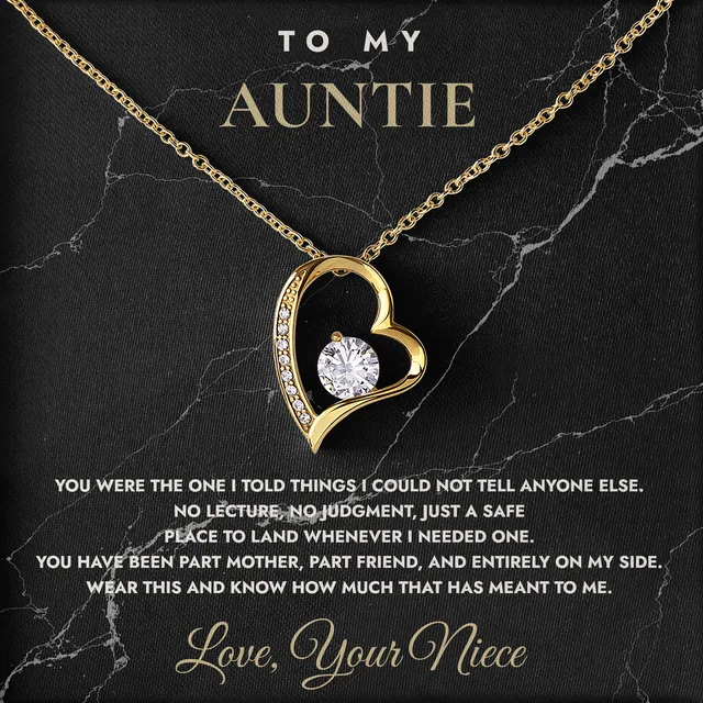 A Safe Place To Land Willow Heart Necklace for auntie