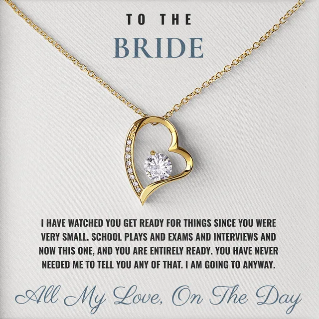 Ready Long Before Today Willow Heart Necklace for bride
