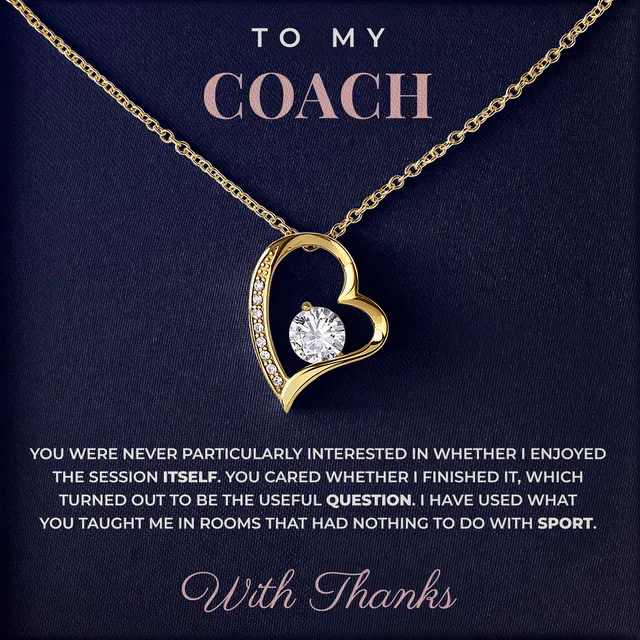 Whether I Finished It Willow Heart Necklace for coach