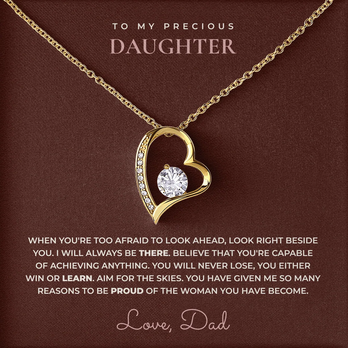 So Many Reasons Willow Heart Necklace for daughter