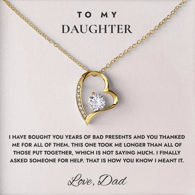 I Asked Someone For Help Willow Heart Necklace for daughter