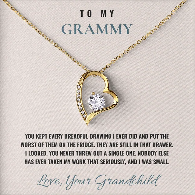 Still In That Drawer Willow Heart Necklace for grammy