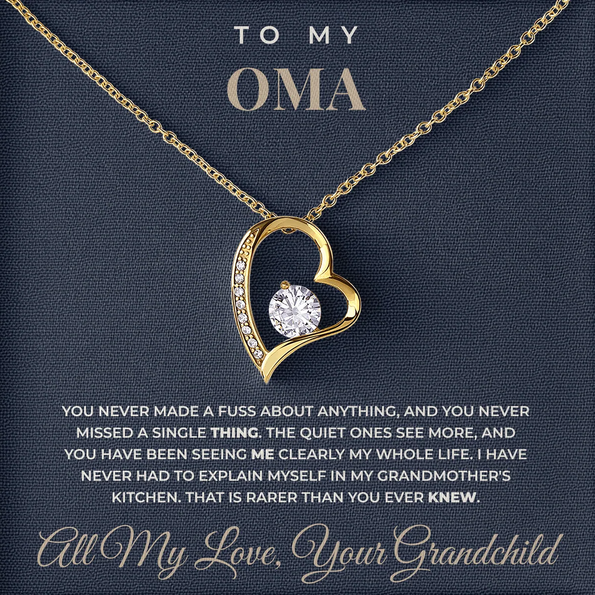 The Quiet Ones See More Willow Heart Necklace for oma