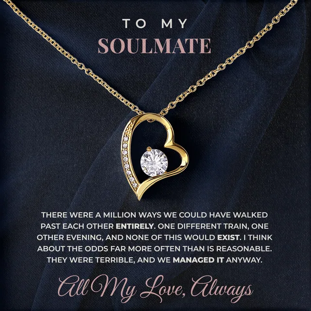 Against Every Odd Willow Heart Necklace for soulmate