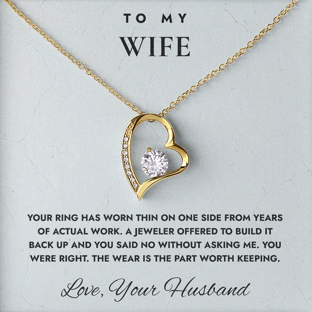 The Wear Is Worth Keeping Willow Heart Necklace for wife