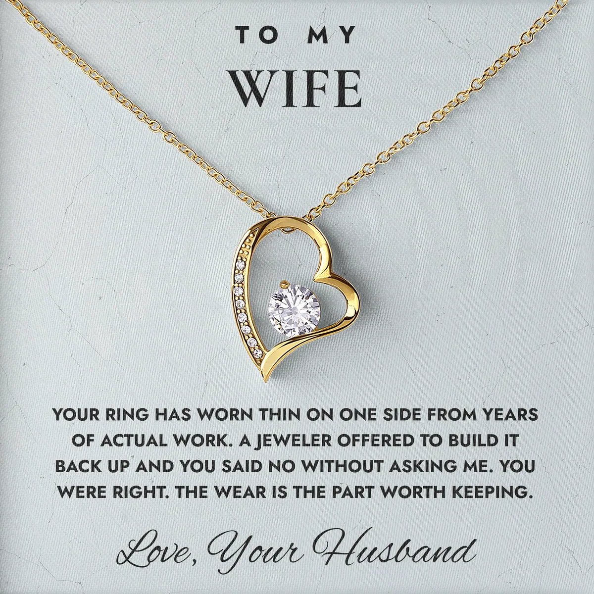 The Wear Is Worth Keeping Willow Heart Necklace for wife