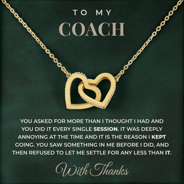 You Expected More Ivy Hearts Necklace for coach