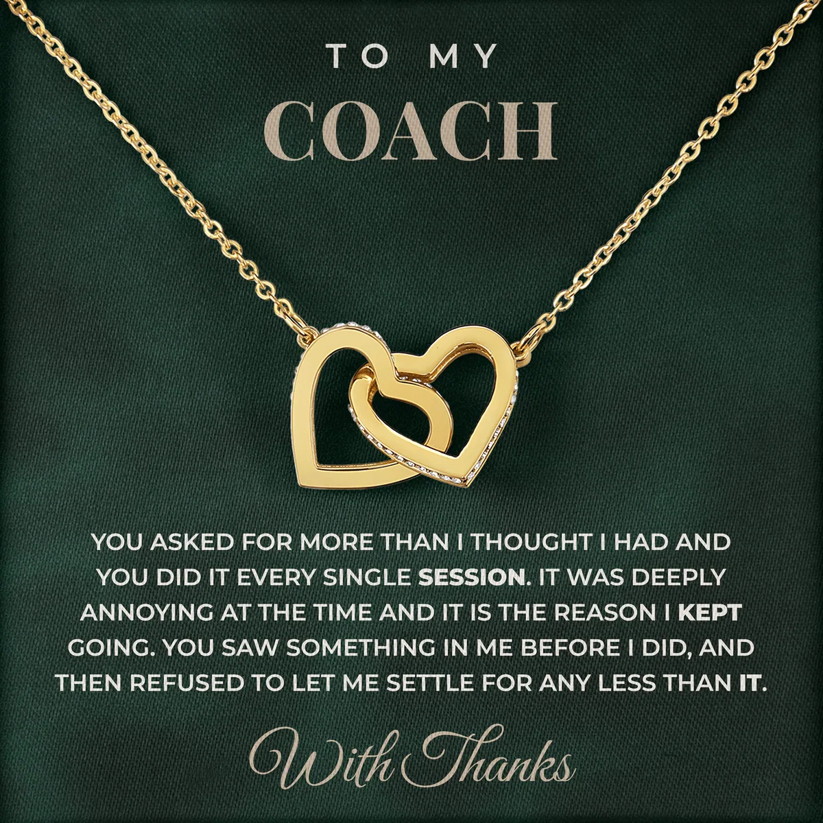You Expected More Ivy Hearts Necklace for coach