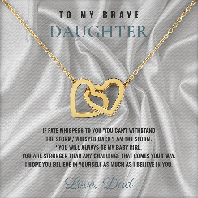 Believe In Yourself Ivy Hearts Necklace for daughter