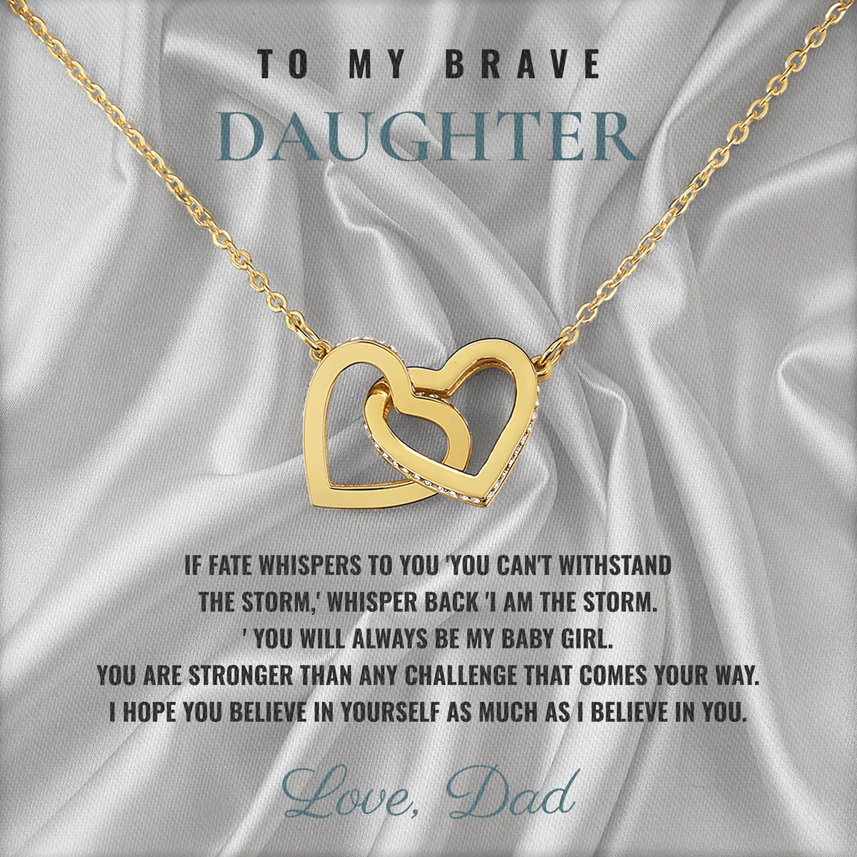 Believe In Yourself Ivy Hearts Necklace for daughter