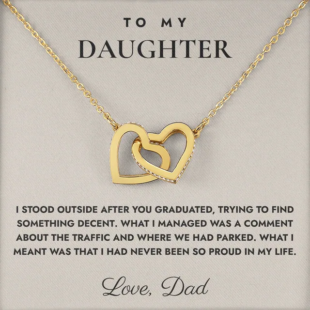 Something About The Traffic Ivy Hearts Necklace for daughter
