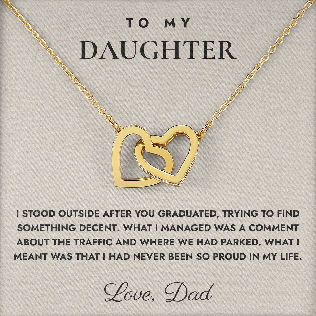 Something About The Traffic Ivy Hearts Necklace for daughter