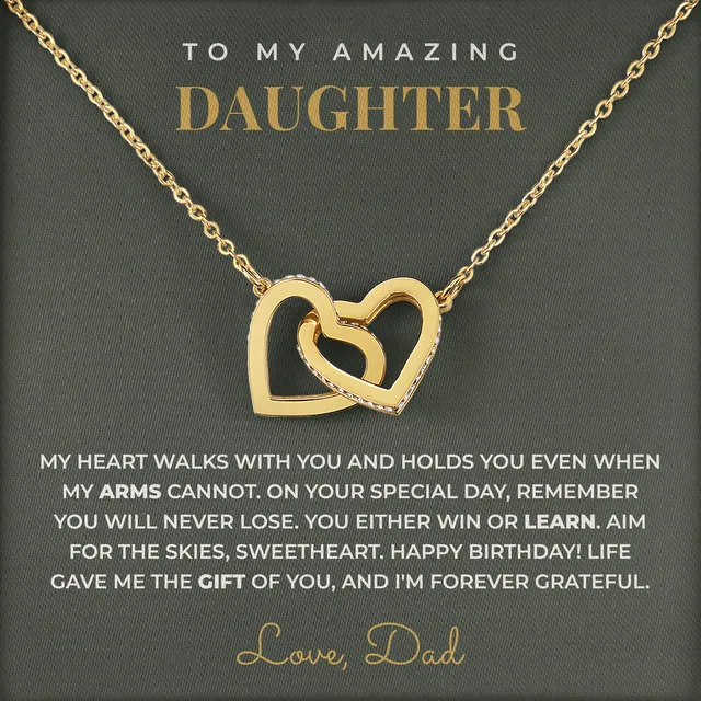 The Gift Of You Ivy Hearts Necklace for daughter