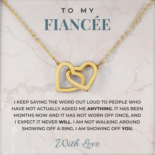 Showing Off You Ivy Hearts Necklace for fiancée