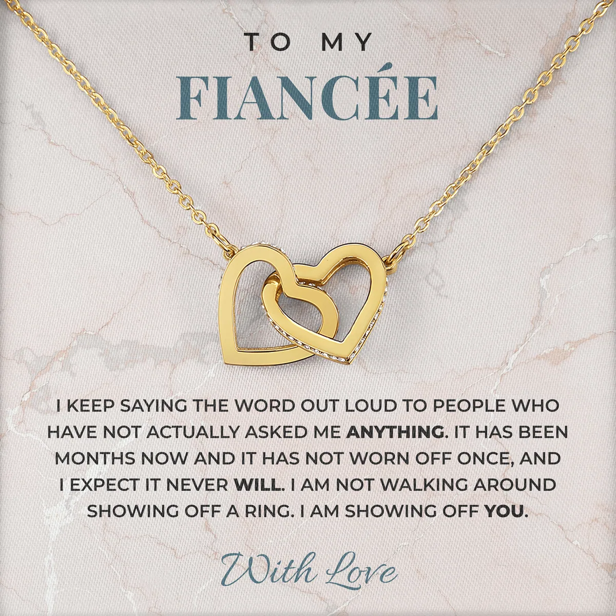 Showing Off You Ivy Hearts Necklace for fiancée