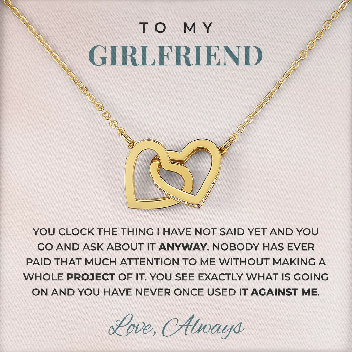 You Noticed First Ivy Hearts Necklace for girlfriend