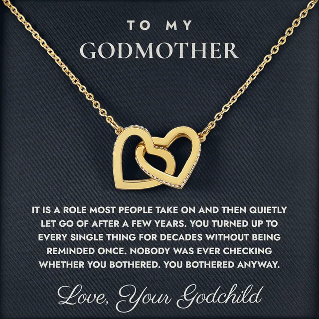 You Kept Every Date Ivy Hearts Necklace for godmother
