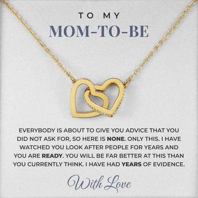 Years Of Evidence Ivy Hearts Necklace for mom-to-be