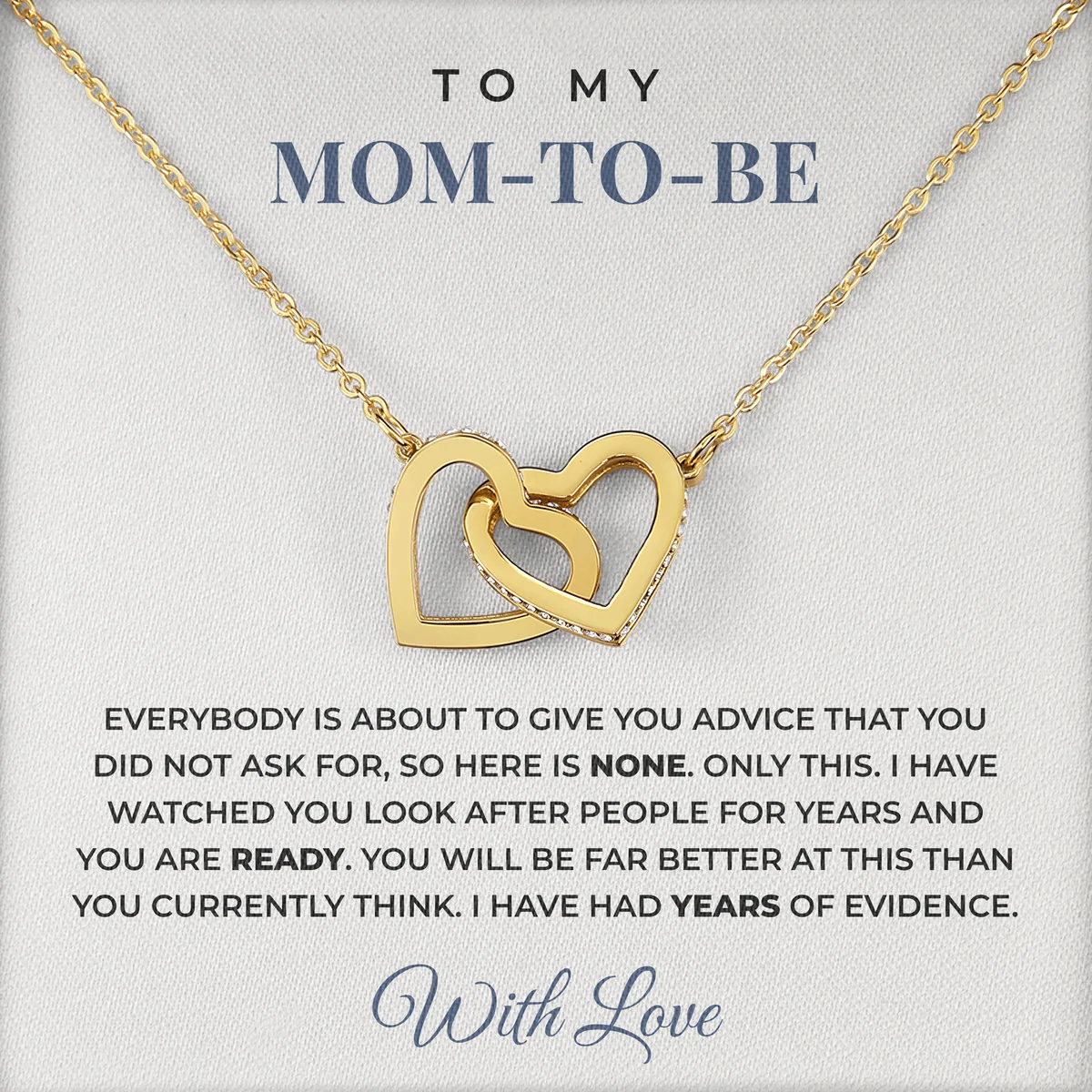 Years Of Evidence Ivy Hearts Necklace for mom-to-be