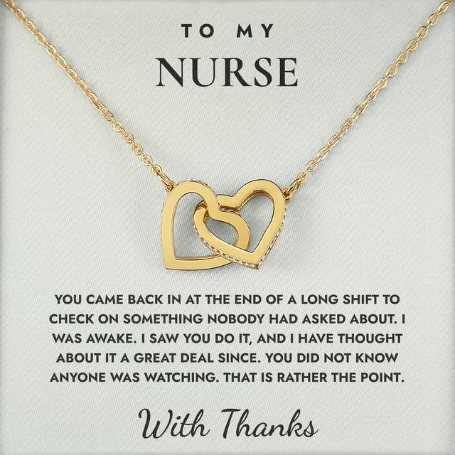 You Did Not Know I Saw Ivy Hearts Necklace for nurse