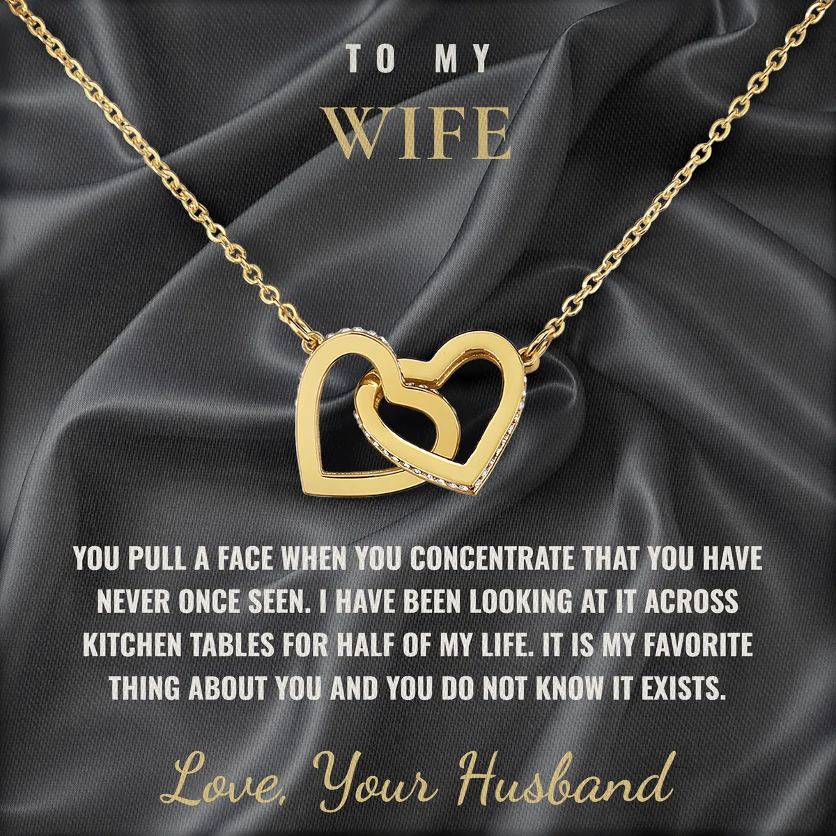 The Face You Have Never Seen Ivy Hearts Necklace for wife