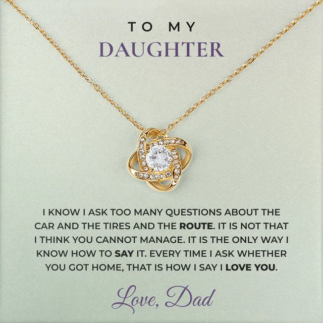 Whether You Got Home Linden Knot Necklace for daughter