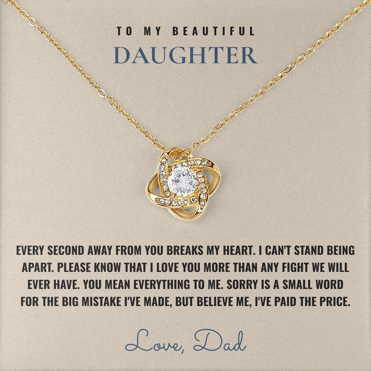 Paid The Price Linden Knot Necklace for daughter