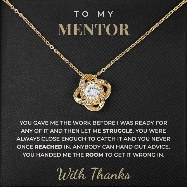 Room To Get It Wrong Linden Knot Necklace for mentor