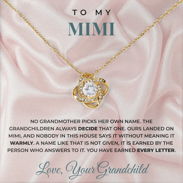 Every Letter Earned Linden Knot Necklace for mimi